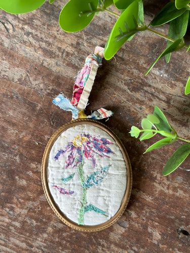 Fabric Art Embroidered Ornament - June 1st, 10:30 am