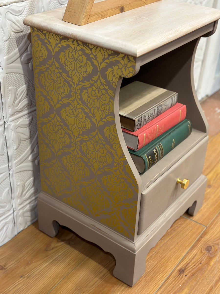 Vintage Painted Nightstand Cottle and Gunn