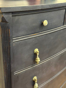 Vintage Navy Chest of Drawers