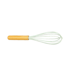 10" Silicone Egg Whisk with Wooden Handle