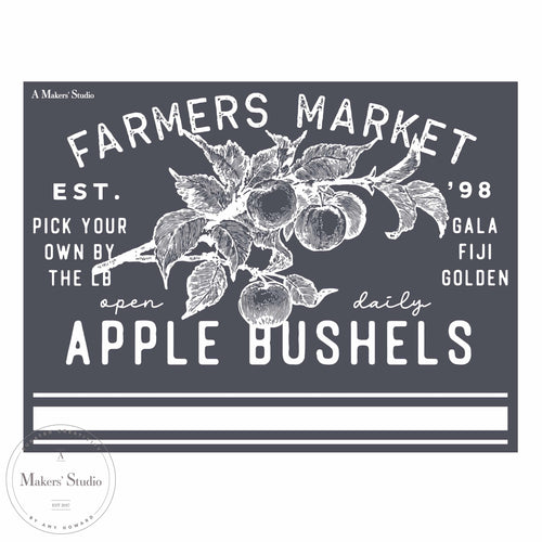 Apple Picking - Mesh Stencil 9x12