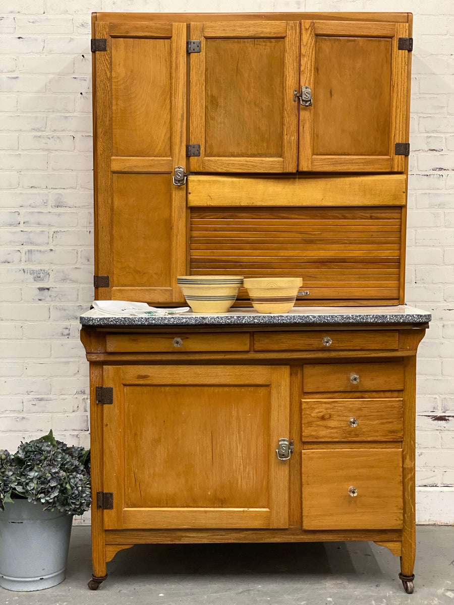 Stunning Antique Sellers Kitchen Cabinet – Cottle and Gunn