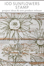 Load image into Gallery viewer, IOD Sunflowers Stamp 2 sheet set