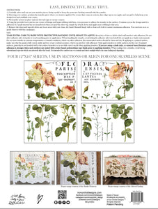 Flora Parisiensis IOD Transfer 12 x 16 Pad
