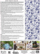 Load image into Gallery viewer, IOD Indigo Floral Paint Inlays