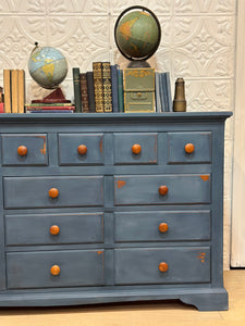 Franklin Shockey Blue Dresser