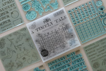 Load image into Gallery viewer, A Timely Tale
Stamp | 6” x 6” | Four Sheet Boxed Set