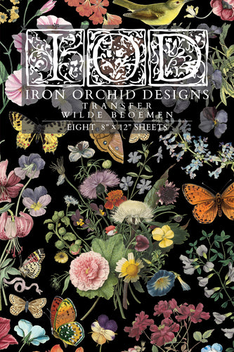 IOD Wilde Bloemen Transfer