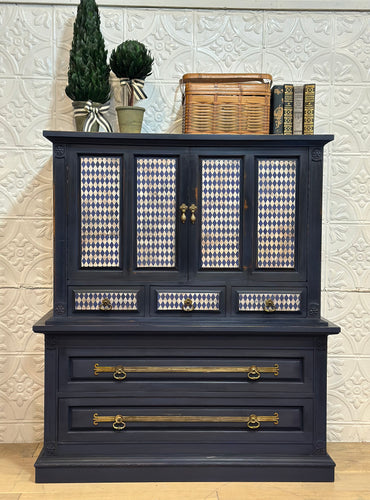 Harlequin Oxford Navy Chest of Drawers