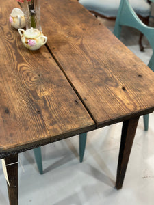 Antique Primitive Small Farm Table