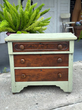 Load image into Gallery viewer, Antique Painted Side Chest