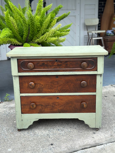 Antique Painted Side Chest