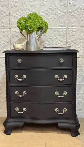 Councill Brand Mahogany Black Side Table