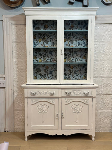 Stunning Antique Stepback Cupboard