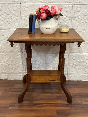 Antique Eastlake Oak Table