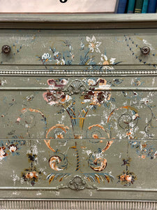 Antique Floral Dresser