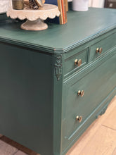 Load image into Gallery viewer, Antique 5 Drawer Dresser Buffet
