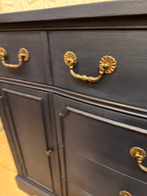 Load image into Gallery viewer, Petite Vintage Navy Buffet