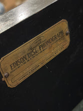 Load image into Gallery viewer, Antique Edison Phonograph Cabinet Storage