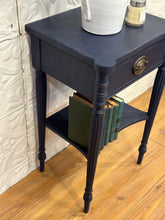 Load image into Gallery viewer, Vintage Navy Side Table