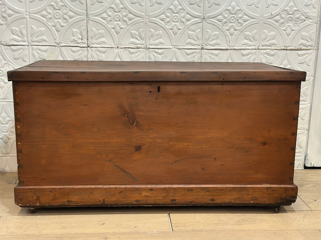 Primitive Pine Blanket Chest