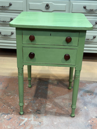 Antique 2 Drawer Side Table