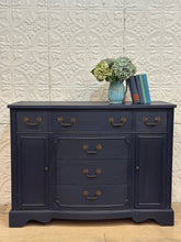 Load image into Gallery viewer, Petite Vintage Navy Buffet