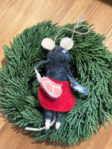 Wool felt Butcher Mouse