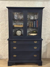 Load image into Gallery viewer, Antique Navy Blue Cabinet