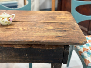 Antique Primitive Small Farm Table