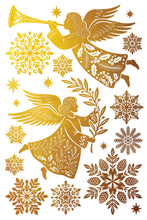 Load image into Gallery viewer, Angels Sing
Foil Transfer | 8 Pages | 8” x 12” | Gold &amp; Silver Fo