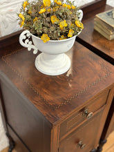 Load image into Gallery viewer, Set of Antique Inlaid Nightstands