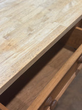 Load image into Gallery viewer, Pine And Butcher Block Kitchen Island