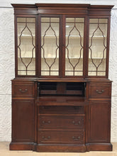 Load image into Gallery viewer, Stunning Mahogany Breakfront China Cabinet