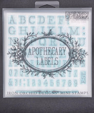 Load image into Gallery viewer, IOD Apothecary Labels 6x6 stamp