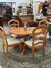 Load image into Gallery viewer, Rustic Pine Table with 4 chairs