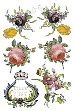 Load image into Gallery viewer, Fairytale Florals IOD Transfer 8 x 12 Pad