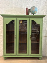 Load image into Gallery viewer, Upcycled Green Bookcase