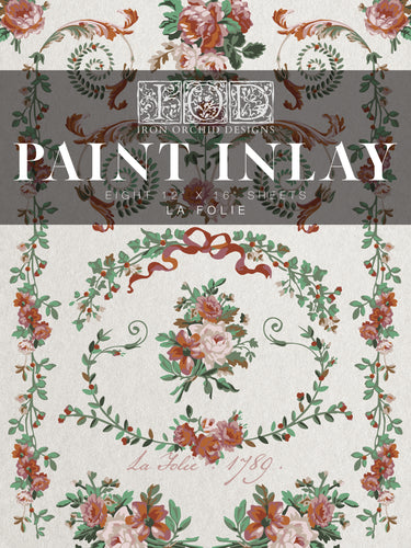 IOD La Folie Christmas Paint Inlay
