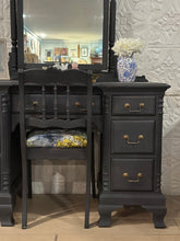 Load image into Gallery viewer, Vintage Vanity with Chair