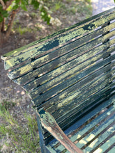 Load image into Gallery viewer, Primitive Shades of Green Bench