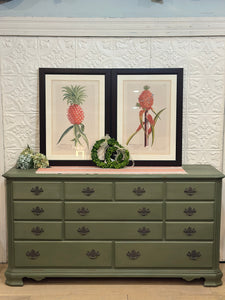 Stanley Olive Green Dresser – Cottle and Gunn