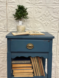 Vintage Side Table Nightstand