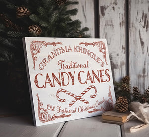 IOD Candy Cane Cottage Transfer
