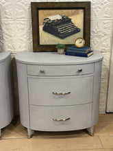 Load image into Gallery viewer, Oversized Pair of Grey Nightstands