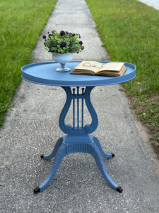 Dried Lavender Harp Table