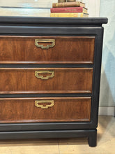 Load image into Gallery viewer, Thomasville Mystique Black Long Chinoiserie Style Dresser