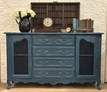 Load image into Gallery viewer, Vintage French Buffet with Butlers Desk