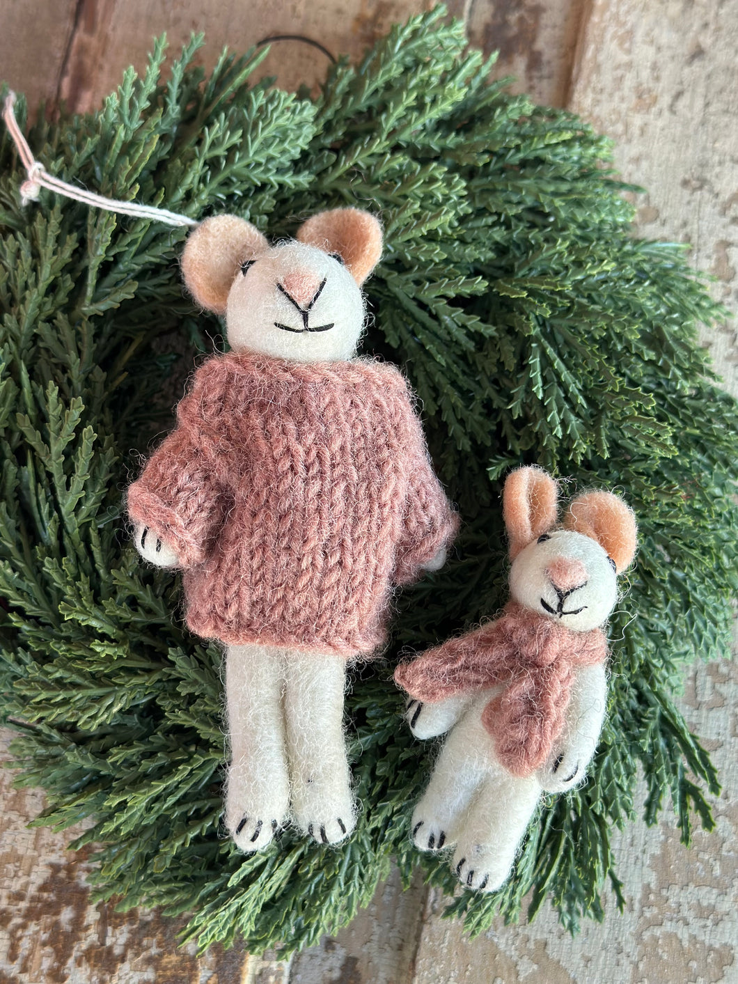 Friendsheep Pink Family  Mouse Pair