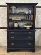Load image into Gallery viewer, Antique Navy Blue Cabinet